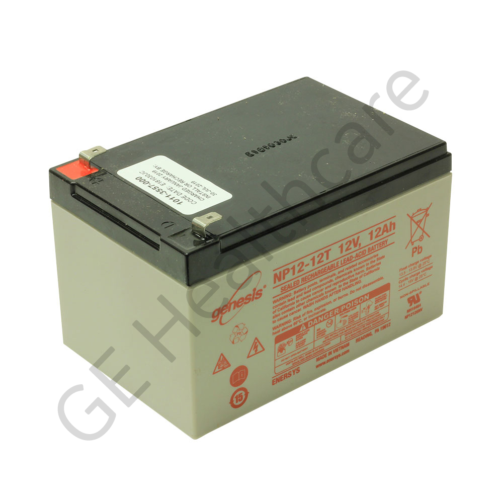 Battery Sealed Lead Acid 12 Volt (12V) 12 Amp-hour (12Ah) 1011-3557-000 Battery Sealed Lead Acid 12 Volt (12V) 12 Amp-hour (12Ah) 1011-3557-000
