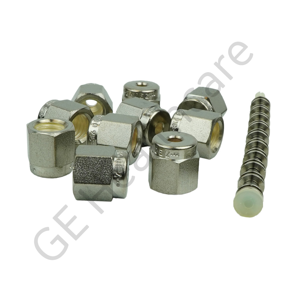 Swagelok Kit 1/8 GEPS 732901 Incl Nuts Back & Front Ferrules Swagelok Kit 1/8 GEPS 732901 Incl Nuts Back & Front Ferrules