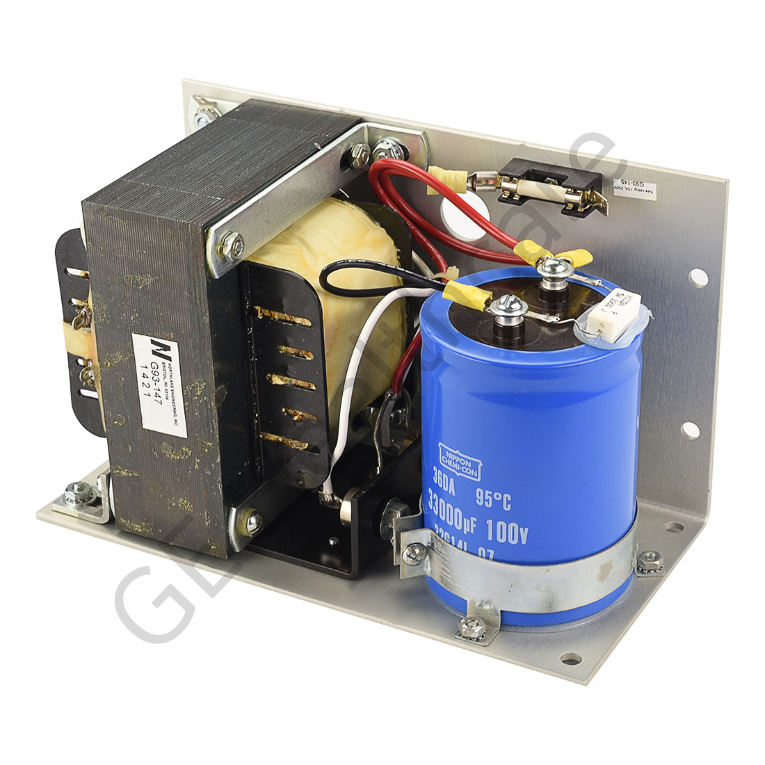 Unregulated Filament Power Supply 120VAC Input 38V 15A Output Unregulated Filament Power Supply 120VAC Input 38V 15A Output